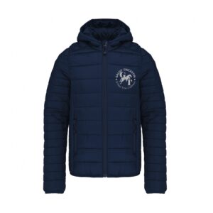 DOUDOUNE AVEC MANCHES ET CAPUCHE (enfant) - Galop Tricastin - Navy - K6112