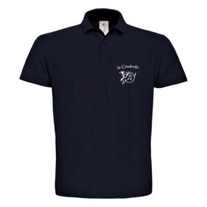 Polo premium (homme) - Les écuries de la Coudrelle - Navy - BCU426