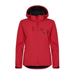 SOFTSHELL "Classic" (femme) - Les Fjords du Razès - Rouge - 0200917