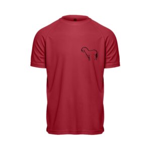 T-Shirt respirant (enfant) - Les Fjords du Razès - Rouge - IB302