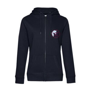 SWEAT ZIPPÉ (femme) - LES PONEYS DU THAURION - Navy - BCW03Q
