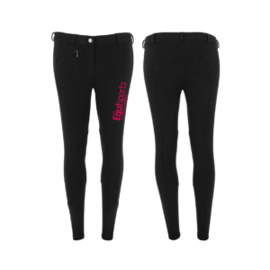 Pantalon d'équitation RIDING WORLD (enfant) - Equisports du pays de Montfort sur Meu - Noir - 989400