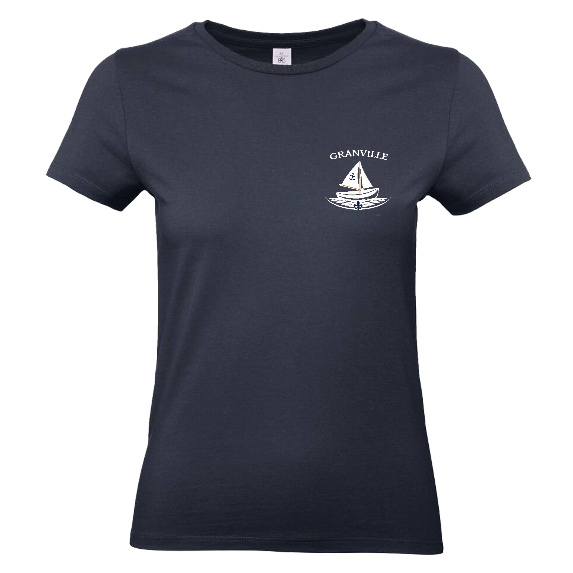 T-SHIRT (femme) - Scout et Guide de France Pleville le Peley - Navy - BC04T