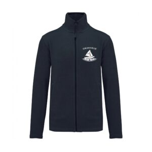 Veste micropolaire zippée (enfant) – Scout et Guide de France Pleville le Peley - Navy – K920