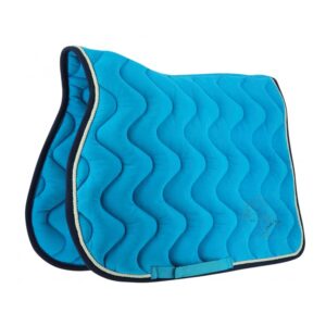 Tapis de selle EQUITHÈME "Polyfun" - Les Écuries Hopla Geiss - Turquoise - 204444