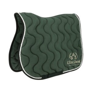 Tapis de selle EQUITHÈME "Polyfun" - L' Être Cheval - Vert Foret - 204444