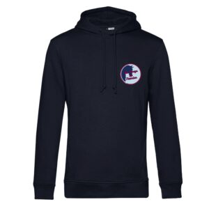 SWEAT A CAPUCHE (homme) - LES PONEYS DU THAURION - Navy - BCU33B