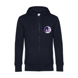 SWEAT ZIPPÉ (enfant) - LES PONEYS DU THAURION - Navy - K455