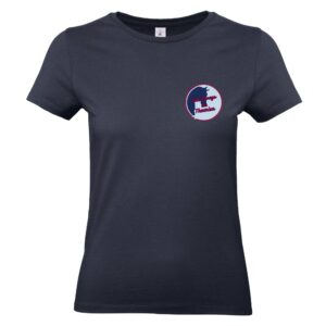 T-SHIRT (femme) - LES PONEYS DU THAURION - Navy - BC04T