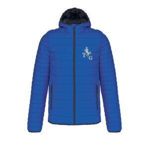 DOUDOUNE AVEC MANCHES ET CAPUCHE (homme) - Team guimiot - Bleu roi - K6110