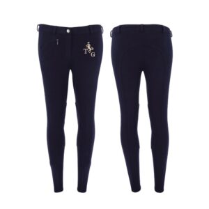 Pantalon d'équitation RIDING WORLD (enfant) - Team guimiot - Navy - 989400