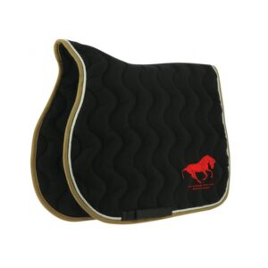 Tapis de selle EQUITHÈME "Polyfun" - Ecurie de la Dinasse - Noir - 204444