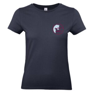 T-SHIRT (femme) - LES PONEYS DU THAURION - Navy - BC04T