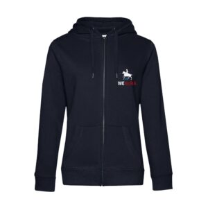 SWEAT ZIPPÉ (femme) - WE AURA - Navy - BCW03Q