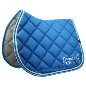 Tapis de selle EQUITHÈME - Classic - Terre et Ciel – bleu roi - 204773