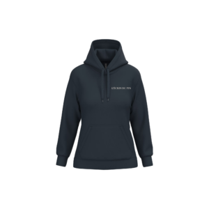 SWEAT A CAPUCHE (femme) – L’Ecrin du Pin – Navy - K473