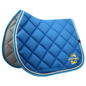 Tapis de selle EQUITHÈME - Classic - Ferme equestre du badour - Bleu roi - 204773
