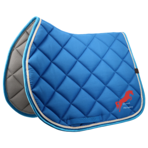 Tapis de selle EQUITHÈME - Classic - Cheval Malepère - Bleu roi - 204773