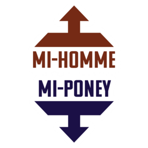 T-SHIRT - Mi-Homme, Mi-Poney - Blagapart30