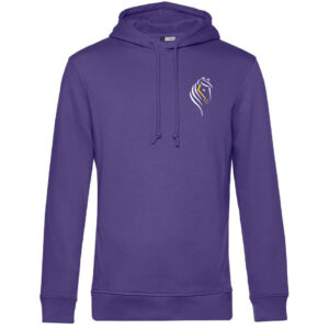 SWEAT A CAPUCHE (homme) - Régie Municipale centre équestre le Deven - Violet - BCU33B