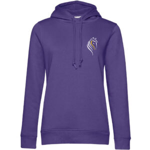 SWEAT A CAPUCHE (femme) – Régie Municipale centre équestre le Deven - Violet - BCW34B
