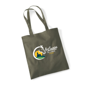 TOTE BAG - Les écuries de la ferme St foy - Olive - WM101