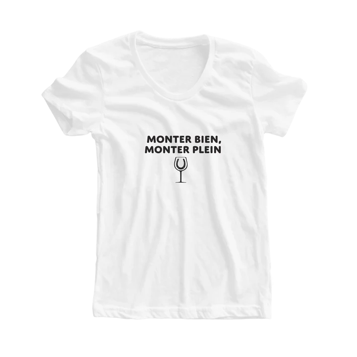 T-SHIRT - Monter bien, monter plein - Blagapart16 – Image 3