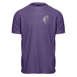 T-Shirt respirant (homme) - Régie Municipale centre équestre le Deven - Violet - PK140