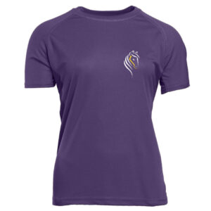 T-Shirt respirant (femme) - Régie Municipale centre équestre le Deven - Violet - PK141