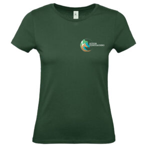 T-SHIRT (femme) - Action Equicoaching - Vert Foret - BC04T
