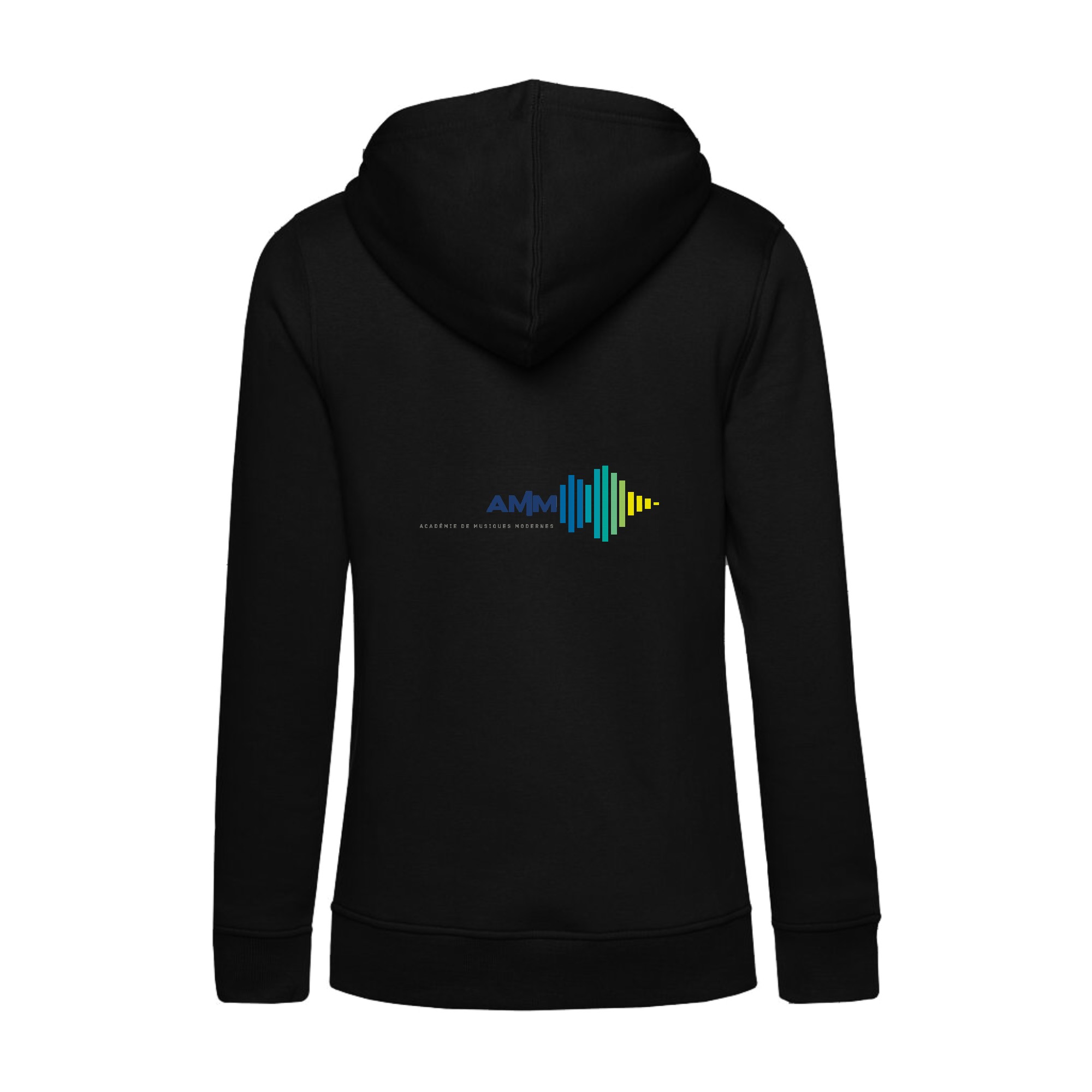 SWEAT A CAPUCHE (femme) – Académie de Musique Moderne - Noir - BCW34B – Image 3