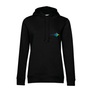 SWEAT A CAPUCHE (femme) – Académie de Musique Moderne - Noir - BCW34B