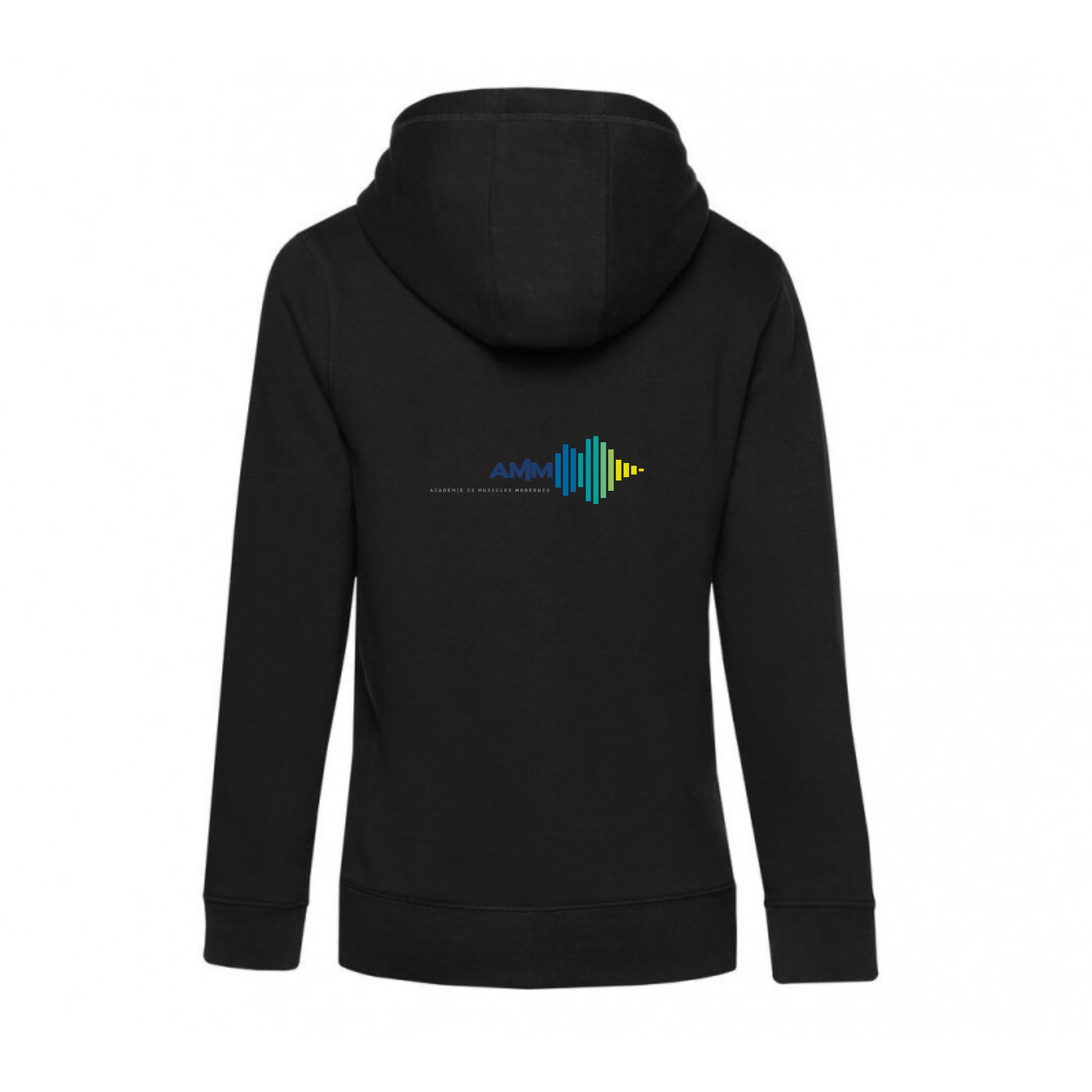 SWEAT ZIPPÉ (femme) - Académie de Musique Moderne - Noir - BCW03Q – Image 3