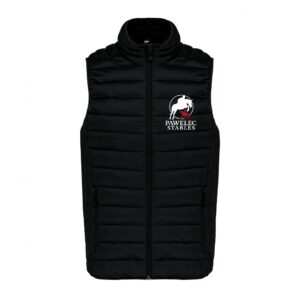 DOUDOUNE SANS MANCHES (enfant) - Pawelec stables - Noir - K6115