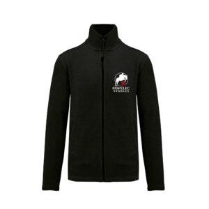 Veste micropolaire zippée (enfant) – Pawelec stables - Noir – K920