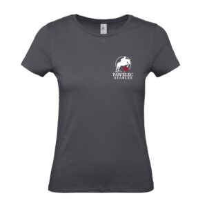 T-SHIRT (femme) - Pawelec stables - Gris Anthracite - BC04T