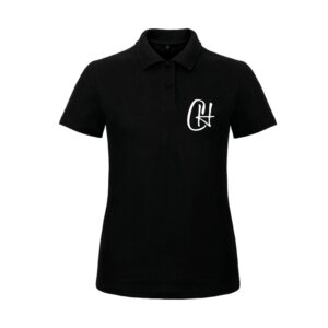 POLO (femme) - domaine équestre du chateau d'hem - Noir - BCI1F