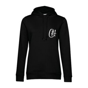 SWEAT A CAPUCHE (femme) – domaine équestre du chateau d'hem - Noir - BCW34B