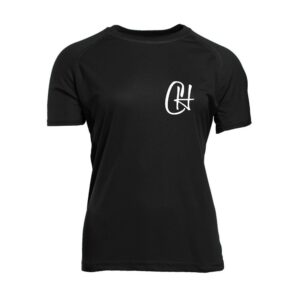 T-Shirt respirant (femme) - domaine équestre du chateau d'hem - Noir - IB301