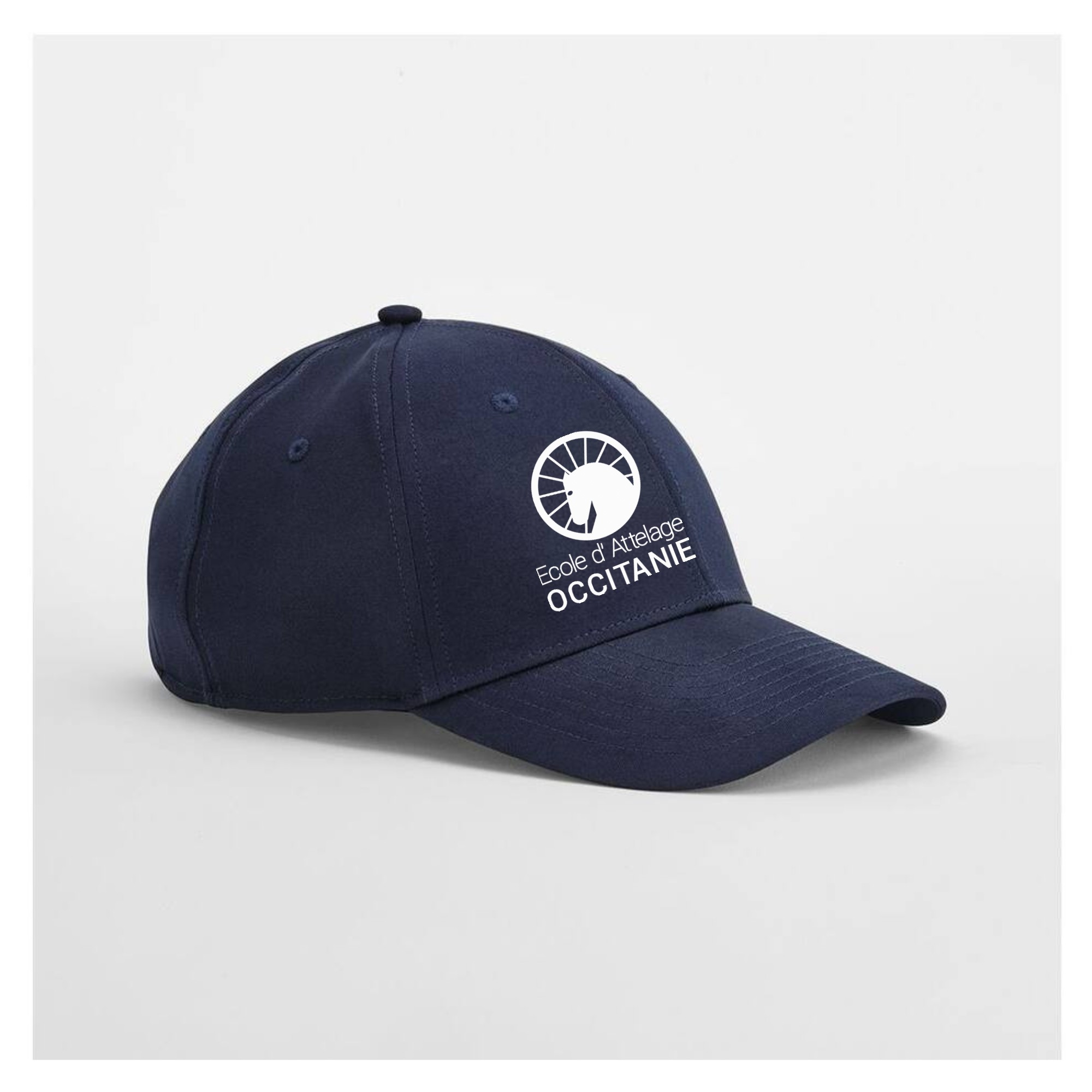 Casquette 6 panneaux - Randonnées EQUITable - Navy - BF018 – Image 2