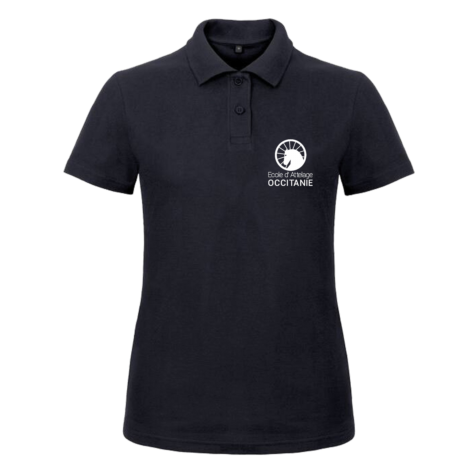 Polo premium (femme) - Randonnées EQUITable - Navy - BCW463 – Image 2