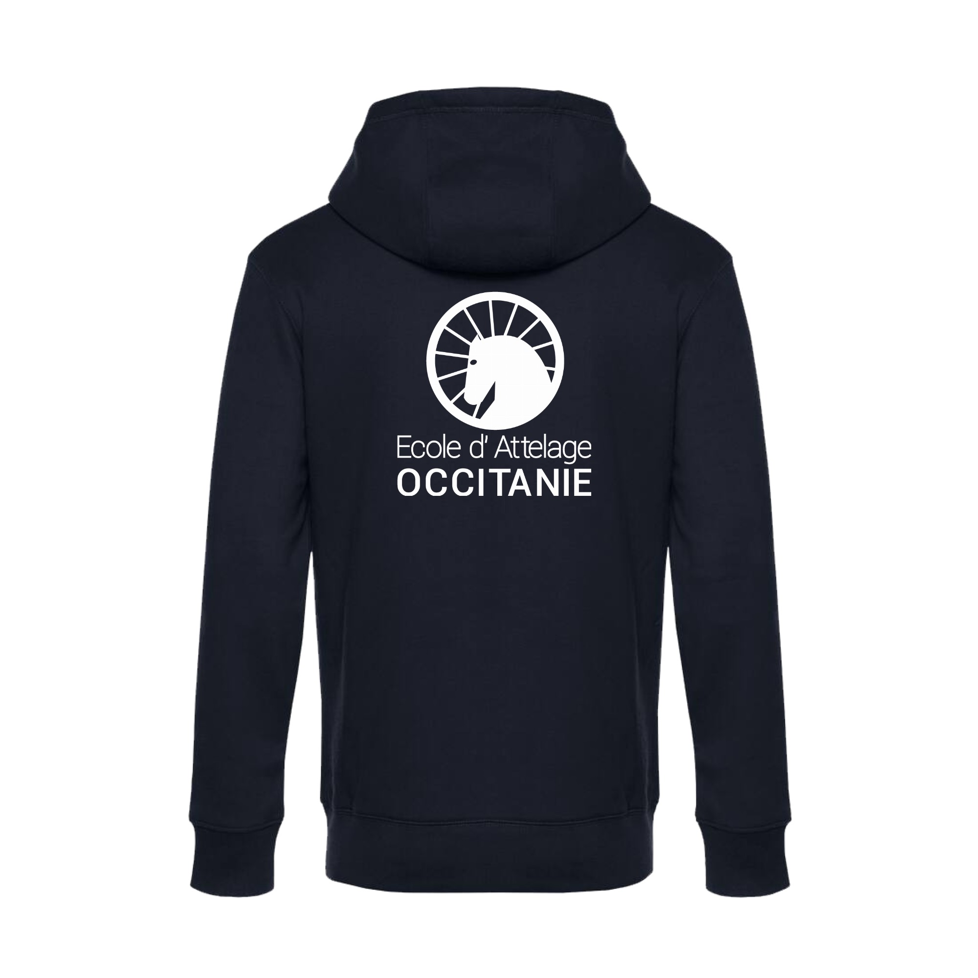 SWEAT ZIPPÉ (Homme) - Randonnées EQUITable - Navy - BCU03K – Image 3
