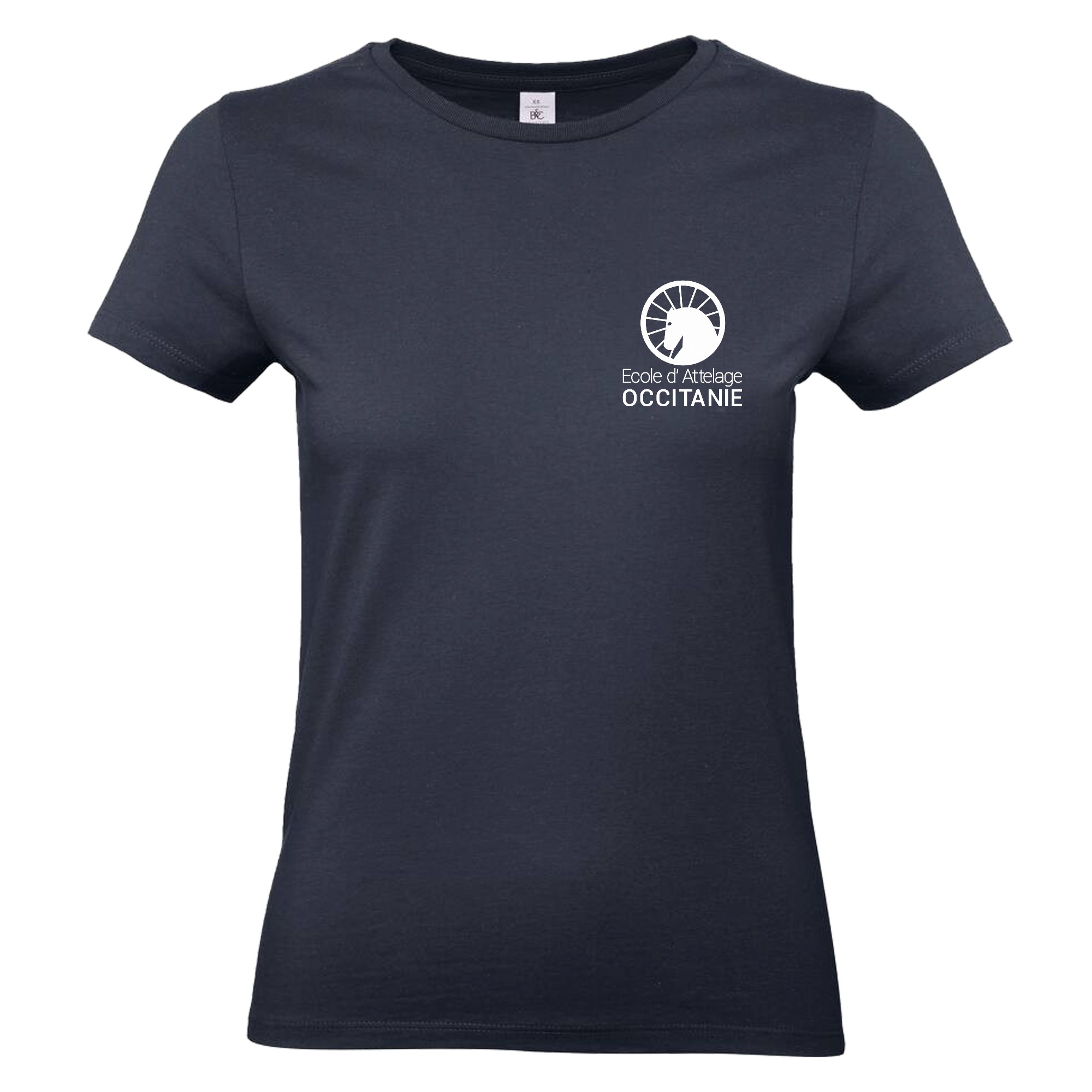 T-Shirt Bio Premium (femme) - Randonnées EQUITable - Navy - BC049