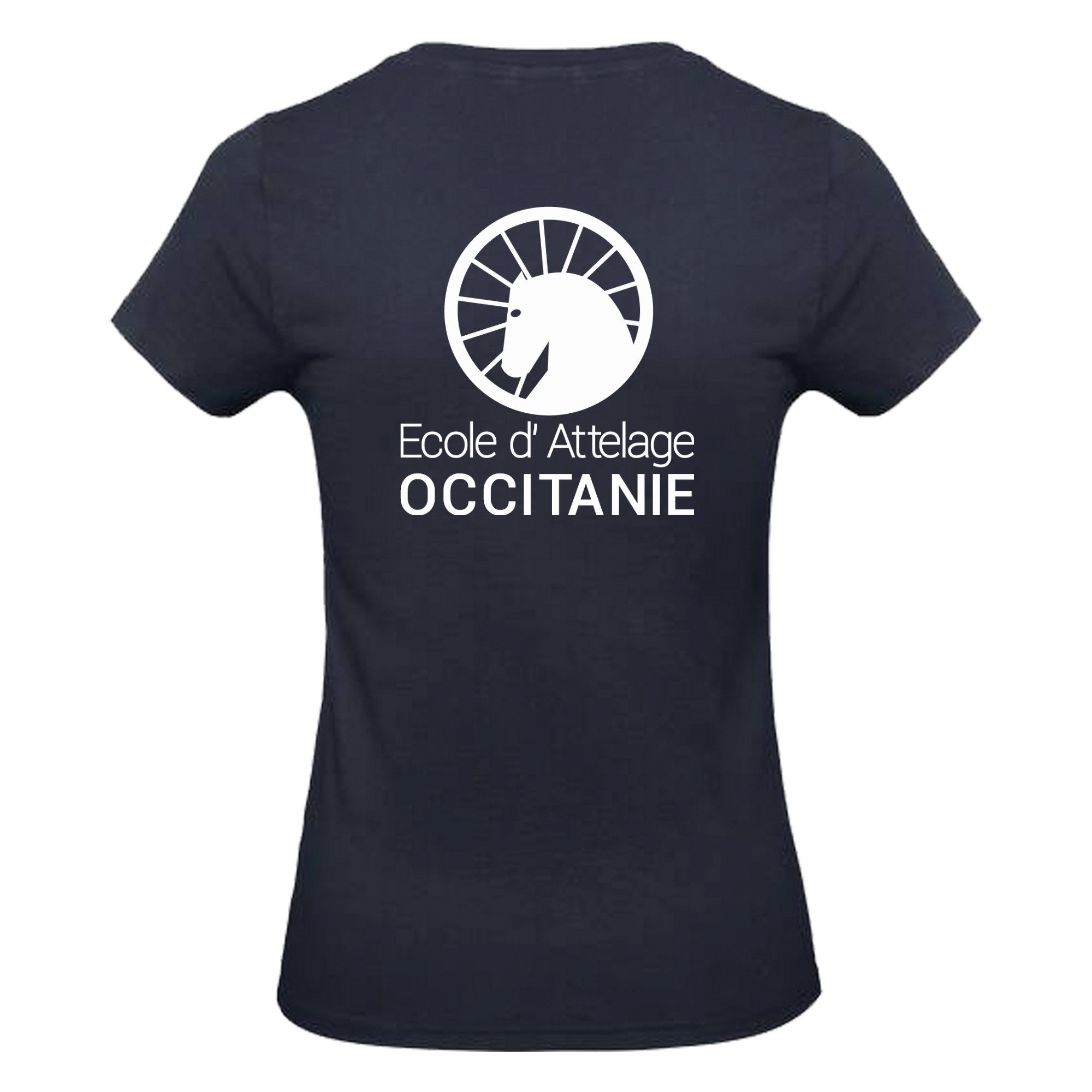 T-Shirt Bio Premium (femme) - Randonnées EQUITable - Navy - BC049 – Image 3