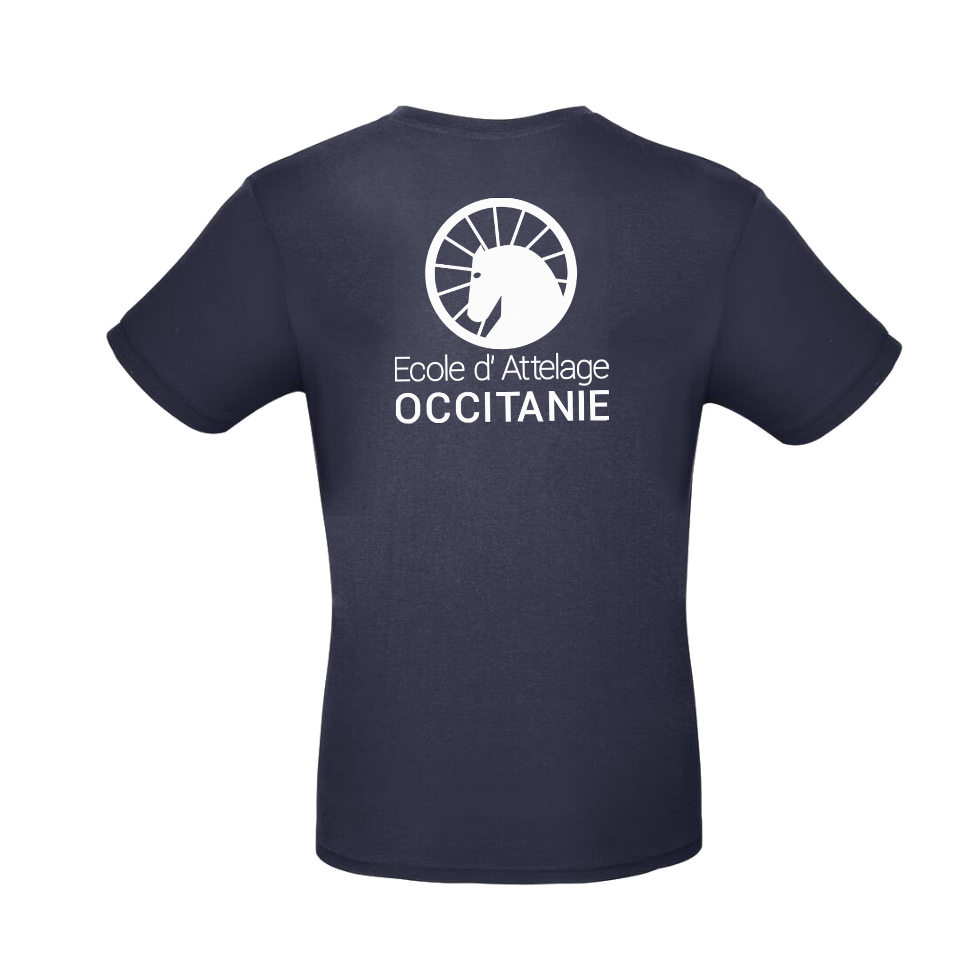 T-Shirt Bio Premium (homme) - Randonnées EQUITable - Navy - BC048 – Image 3