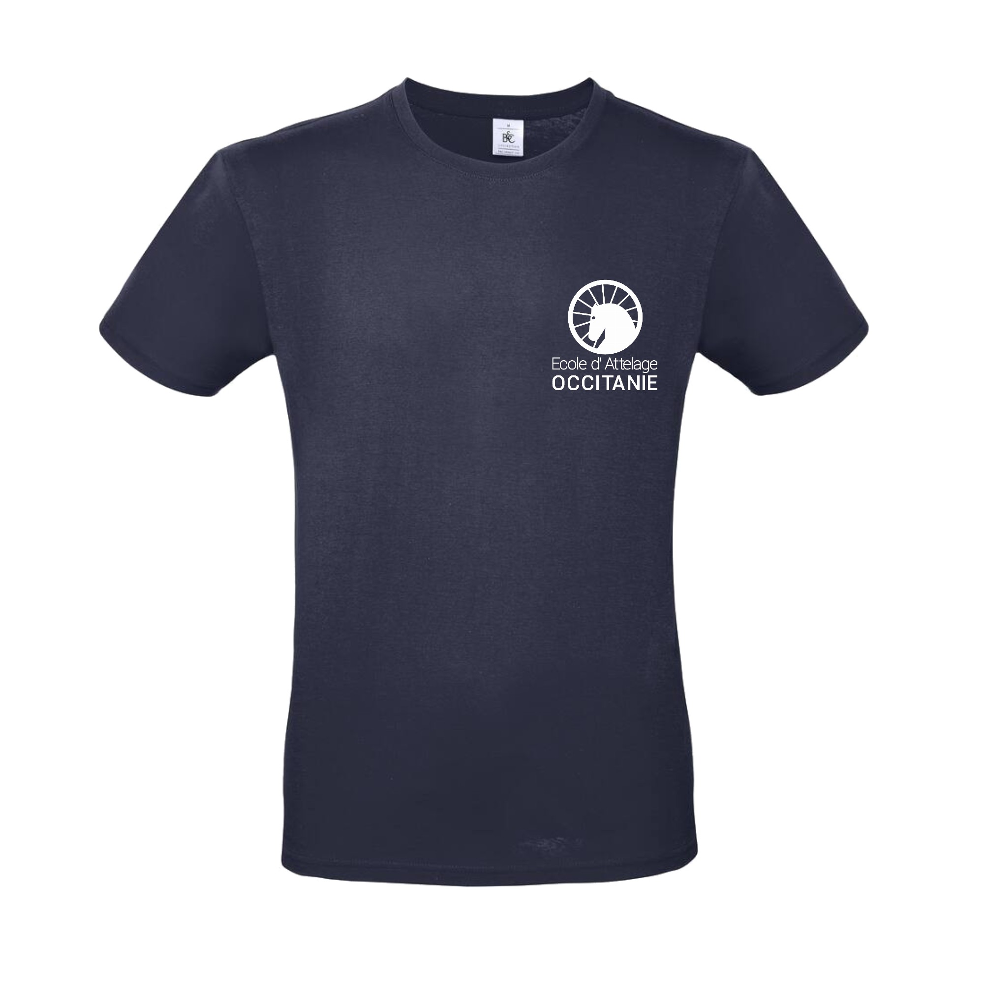 T-Shirt Bio Premium (homme) - Randonnées EQUITable - Navy - BC048 – Image 4