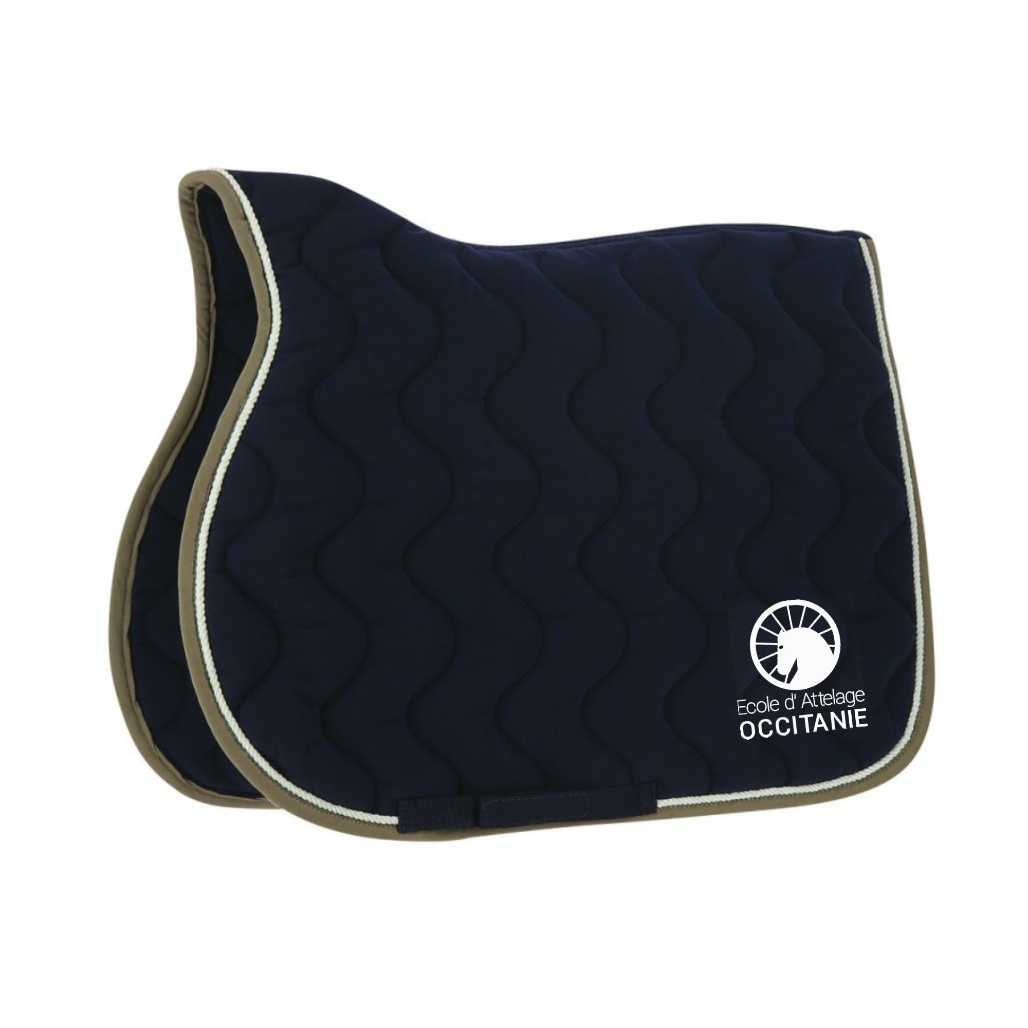 Tapis de selle EQUITHÈME "Polyfun" - Randonnées EQUITable - Navy - 20444