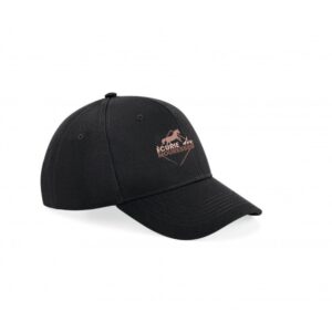 Casquette 6 panneaux - Ecurie des Mouresses - Noir - BF018