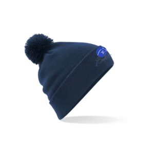 BONNET AVEC POMPOM - Ecurie Sophie Dechoux - Navy - BF426