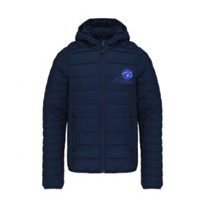 DOUDOUNE AVEC MANCHES ET CAPUCHE (enfant) - Ecurie Sophie Dechoux - Navy - K6112
